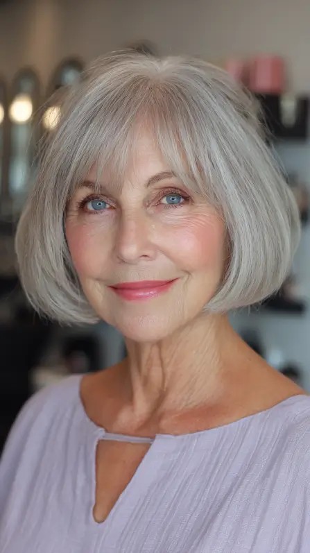 Charming Soft Bob with Gentle Volume