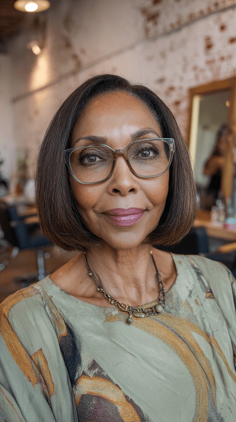 Chic Layered Bob with Soft Waves