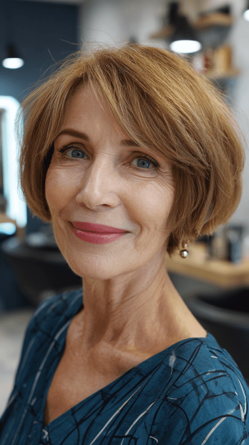 Chic Textured Bob with Soft Layers