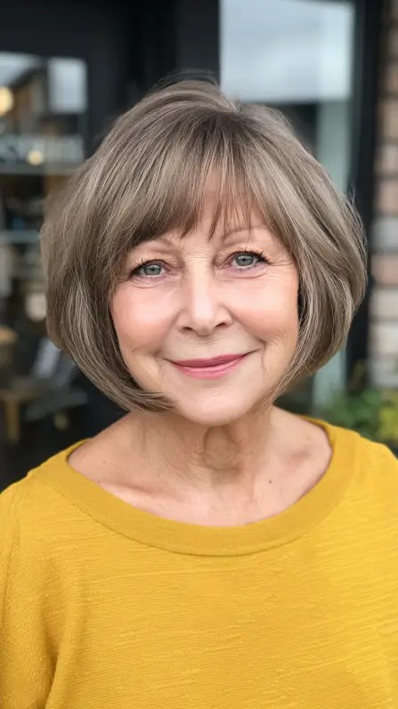 Chic Textured Bob with Soft Volume