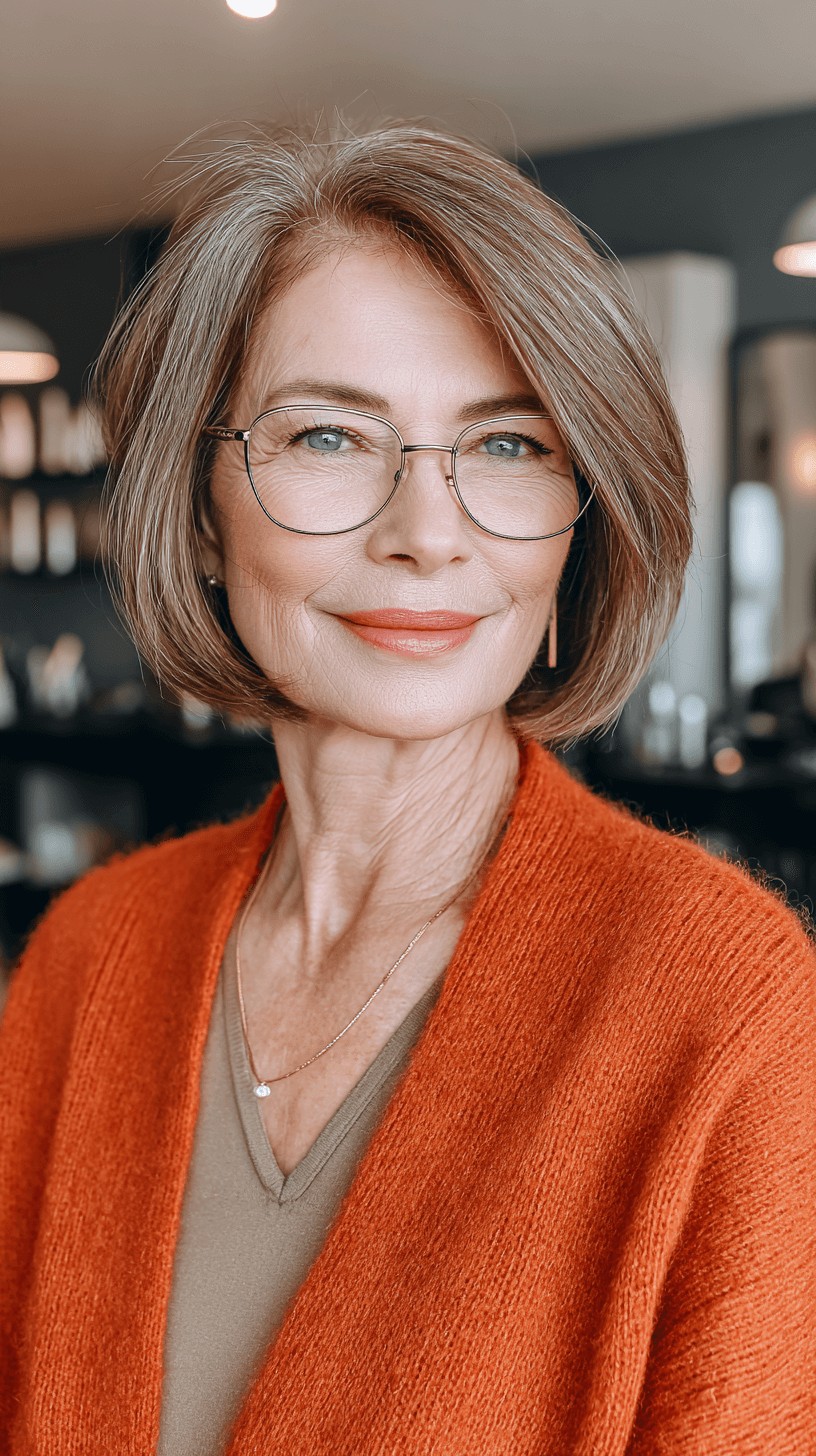 Modern Textured Bob with Subtle Layers