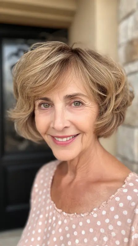 Modern Voluminous Bob with Soft Layers