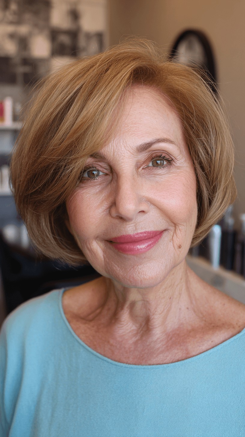Softly Layered Bob with Subtle Volume