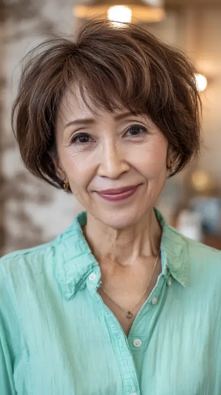 Textured Bouncy Bob with Soft Layers