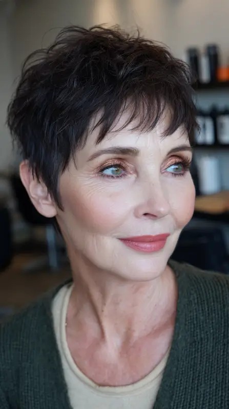 Chic Textured Pixie with Soft Volume