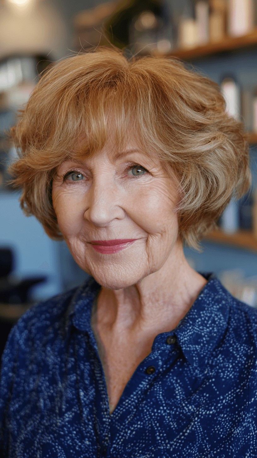 Charming Frayed Bob with Soft Volume