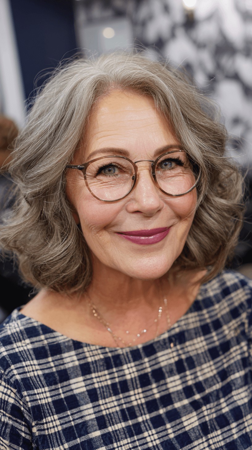 Chic Layered Bob with Soft Waves