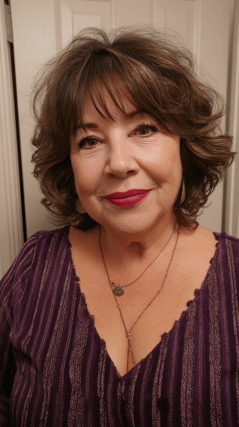 Chic Textured Frayed Bob with Soft Layers