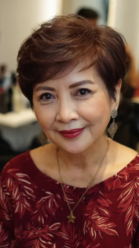 Chic Textured Pixie Cut with Subtle Layers