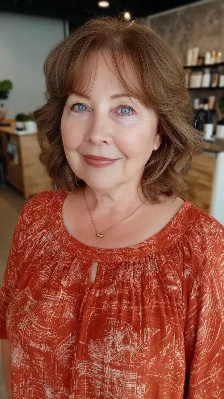 Chic Textured Shoulder-Length Cut with Face-Framing Layers