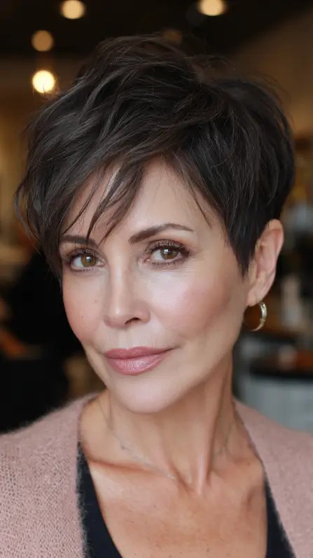 Choppy Textured Pixie Cut with Effortless Movement