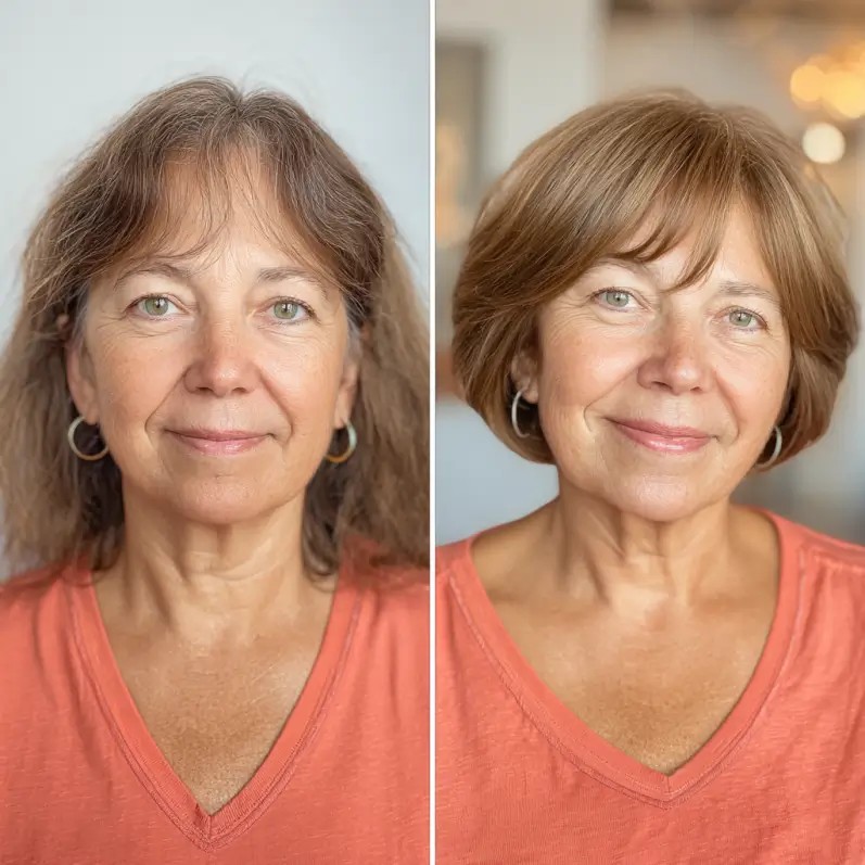 Classic Rounded Bob with Soft Layers