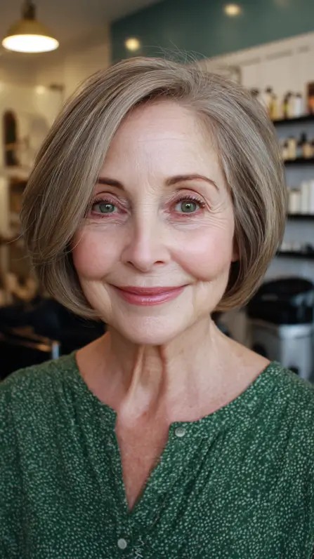 Elegant Classic Bob with Soft Layers