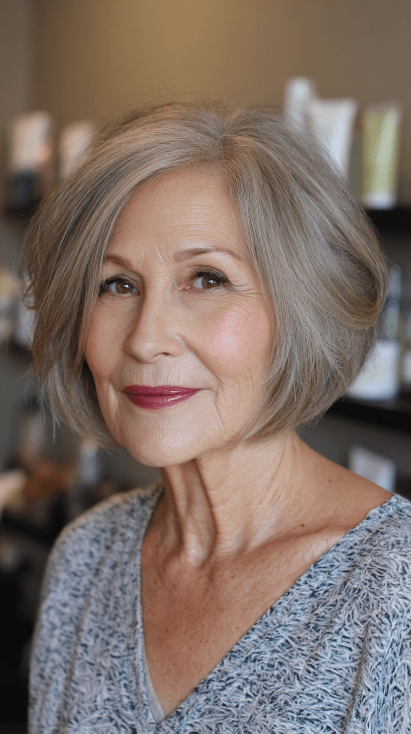 Elegant Frayed Bob with Soft Layers