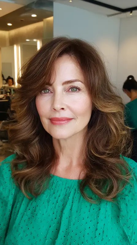 Elegant Shoulder-Length Cut with Soft Waves