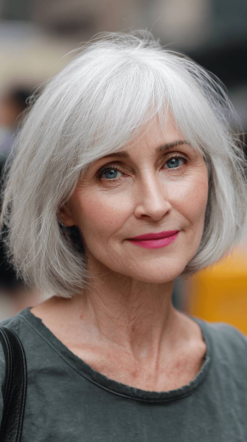 Elegant Soft Bob with Subtle Layers