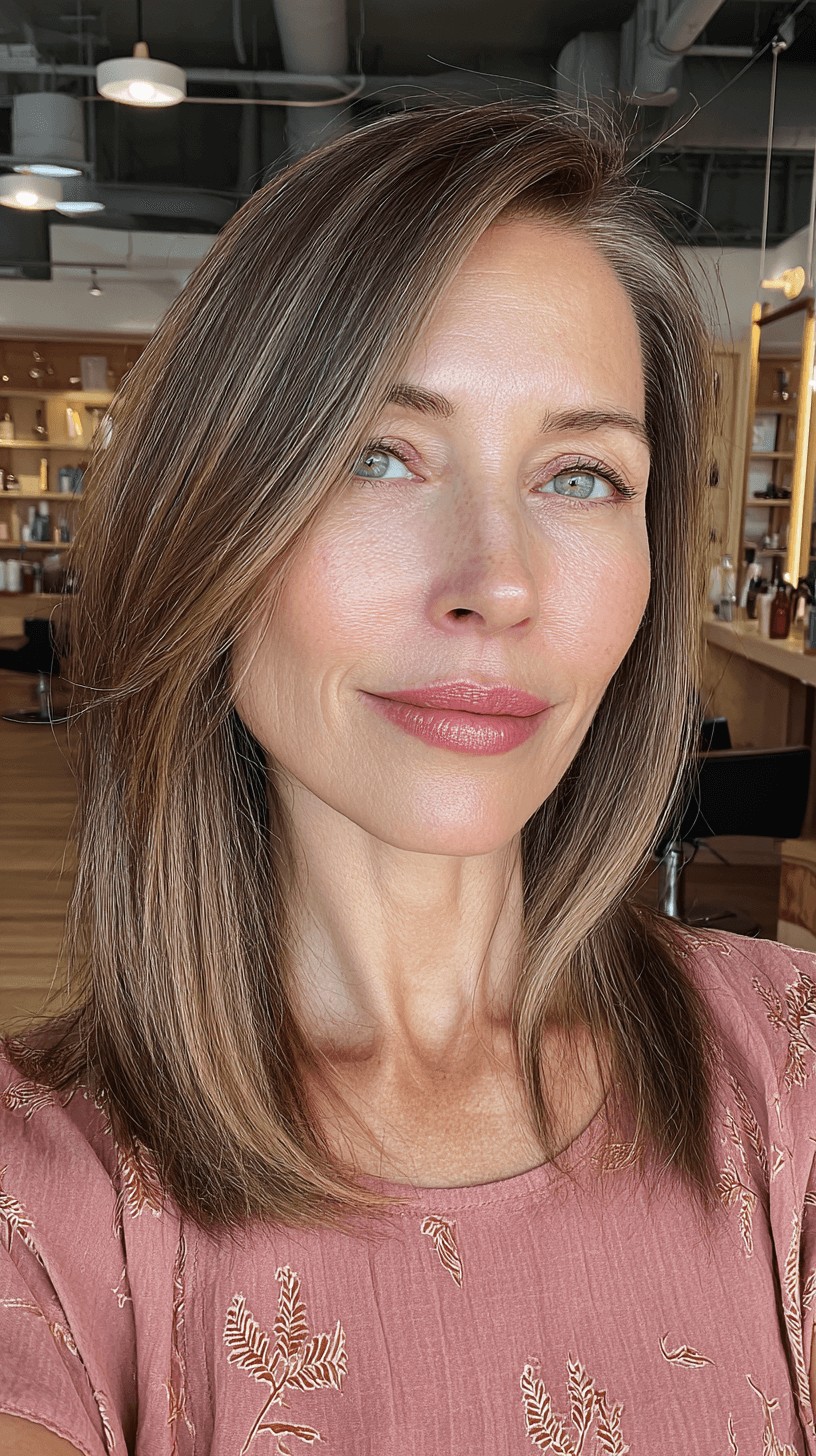 Modern Soft Layered Cut with Subtle Highlights