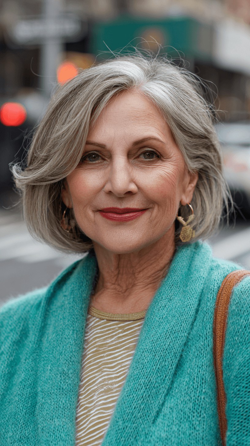 Modern Textured Bob with Subtle Layers