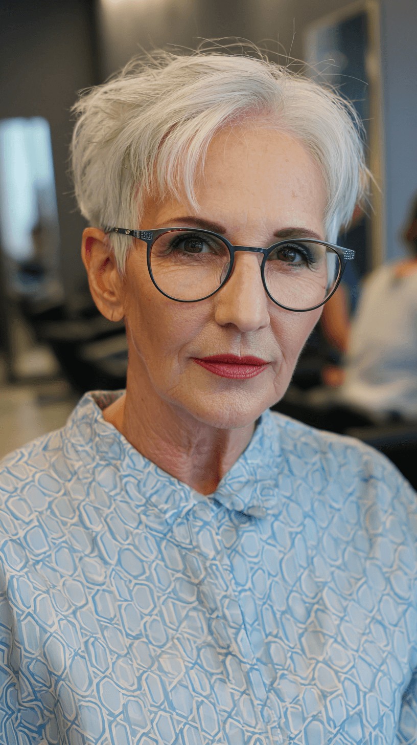 Modern Textured Short Cut with Subtle Volume