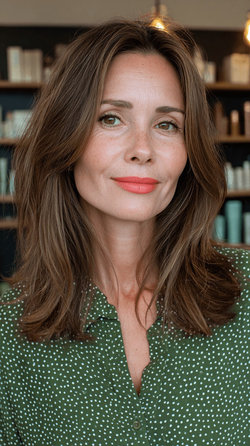 Natural Textured Mid-Length Cut with Soft Layers