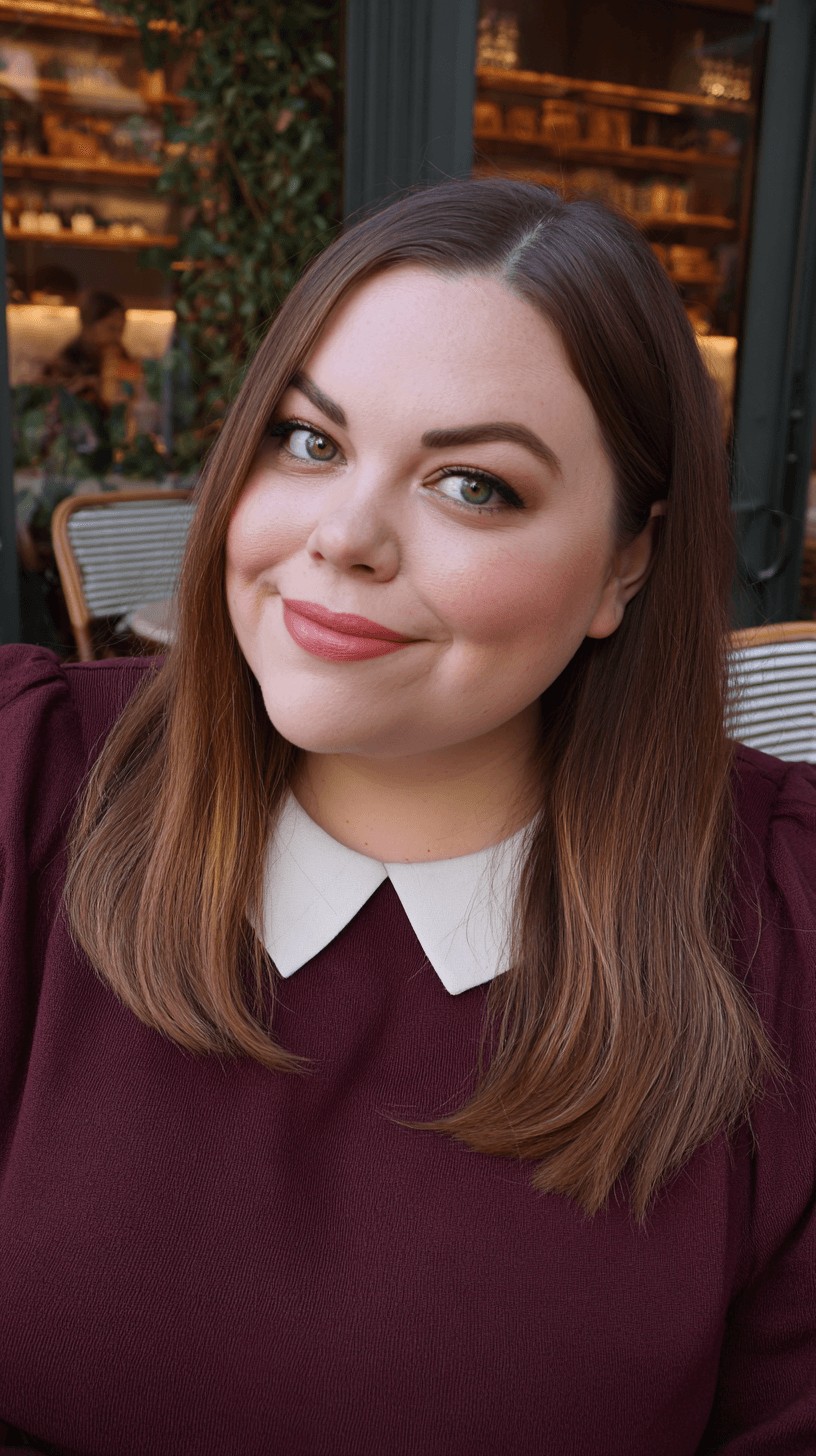 Sleek Long Straight Cut with Subtle Face-Framing Layers