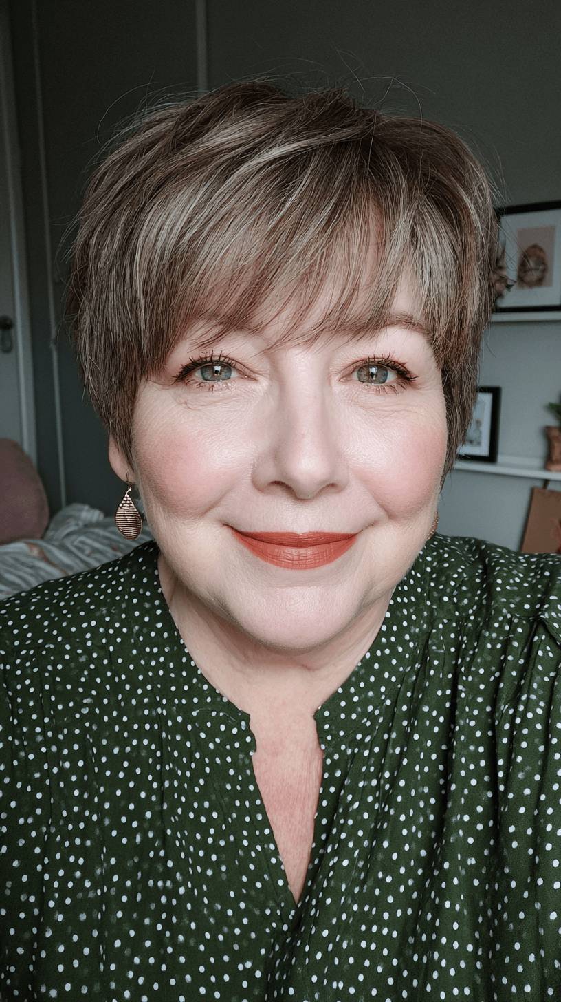 Textured Short Crop with Subtle Highlights