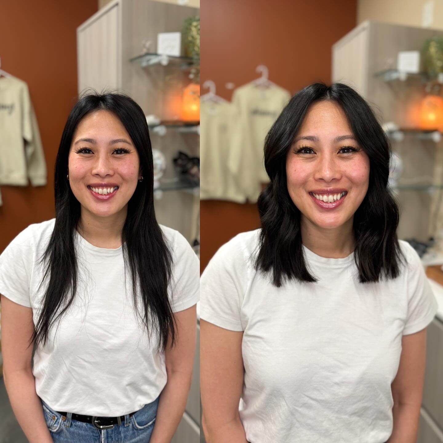 Charming Medium Length Beachy Waves with Face-Framing Layers