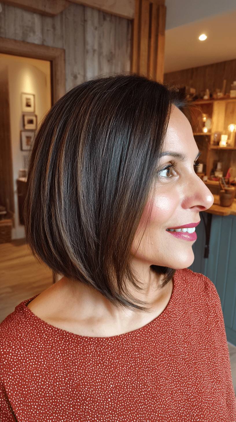 Chic Layered A-Line Bob Haircut