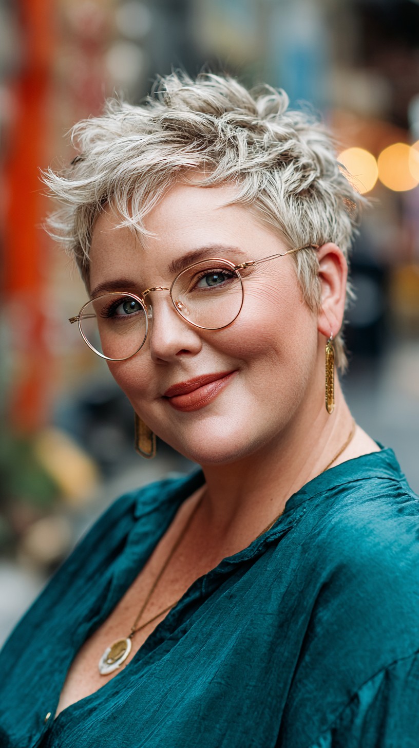 Chic Textured Pixie Cut with Soft Blended Layers