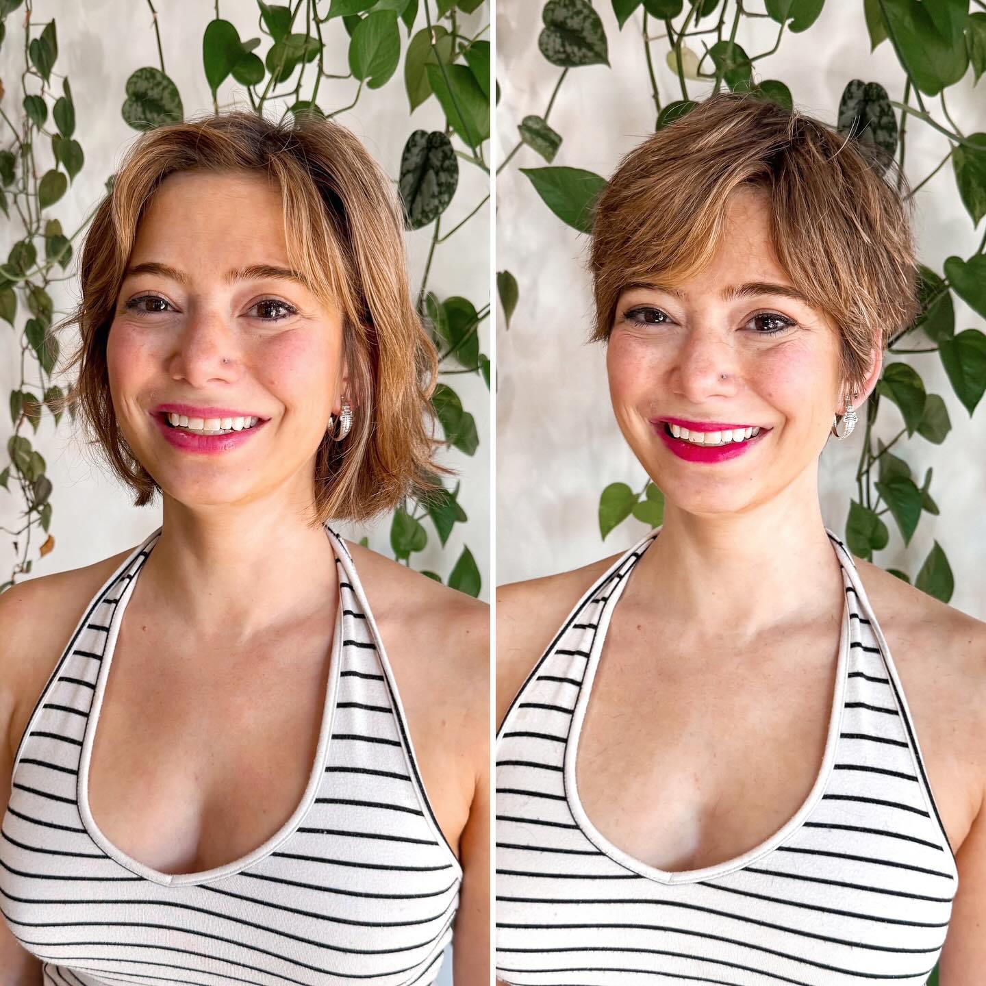 Chic Textured Short Bob with Subtle Layers