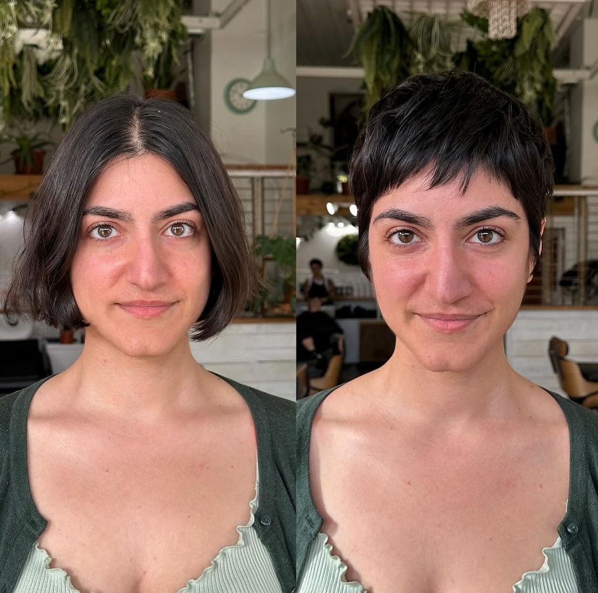 Chic Textured Short Crop with Subtle Layers