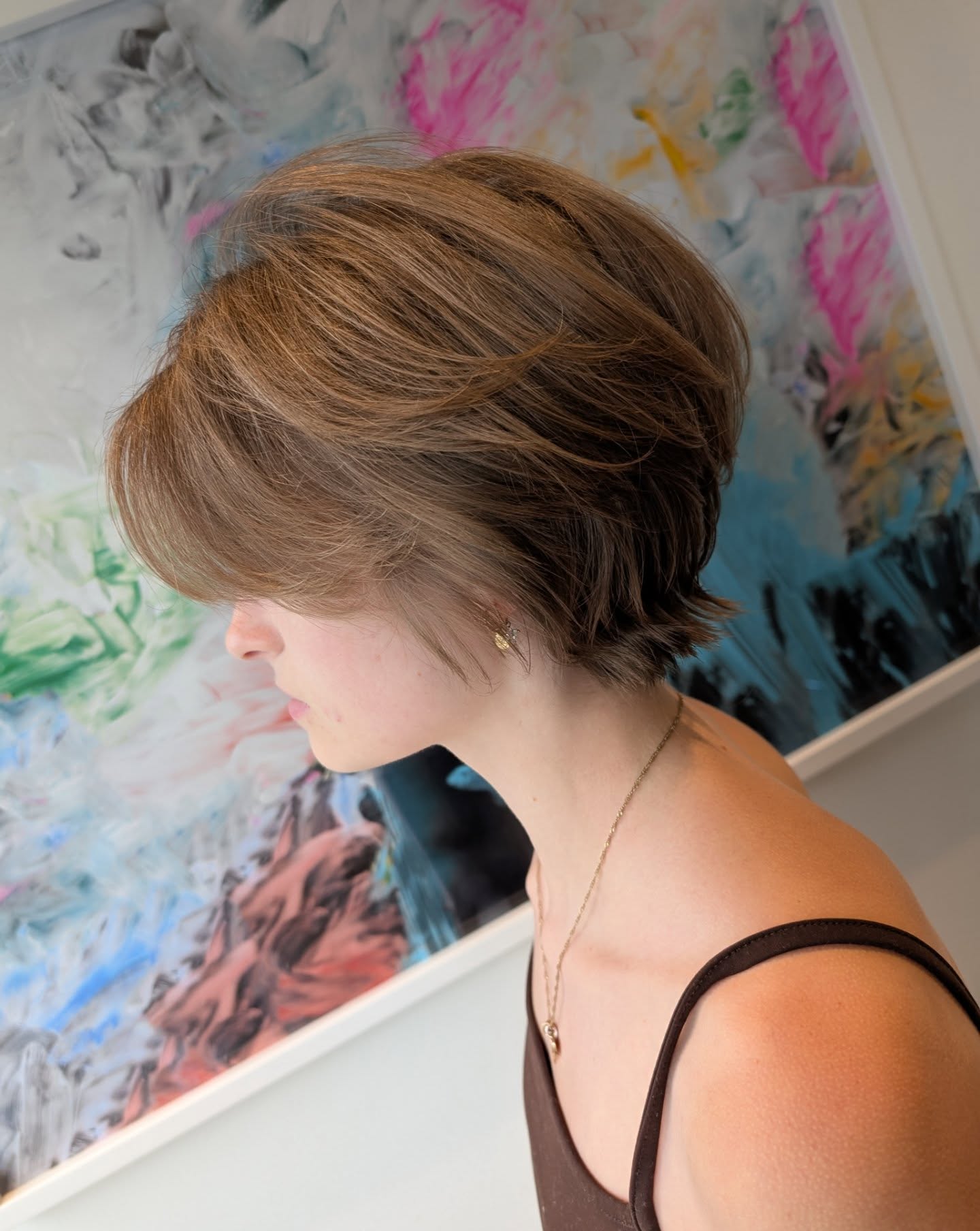 Chic Textured Short Cut with Subtle Volume