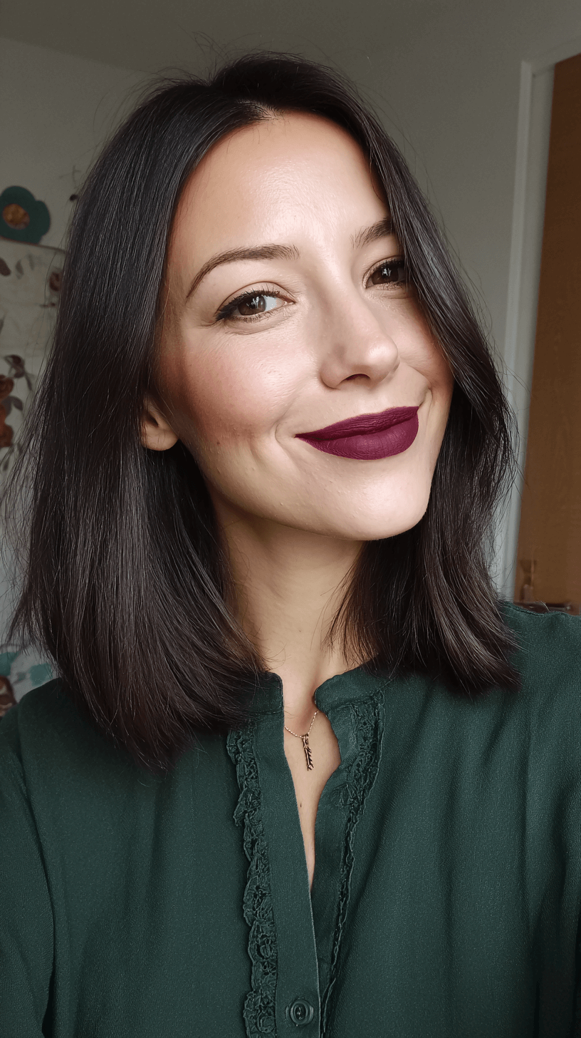 Modern Blunt Cut with Subtle Texture