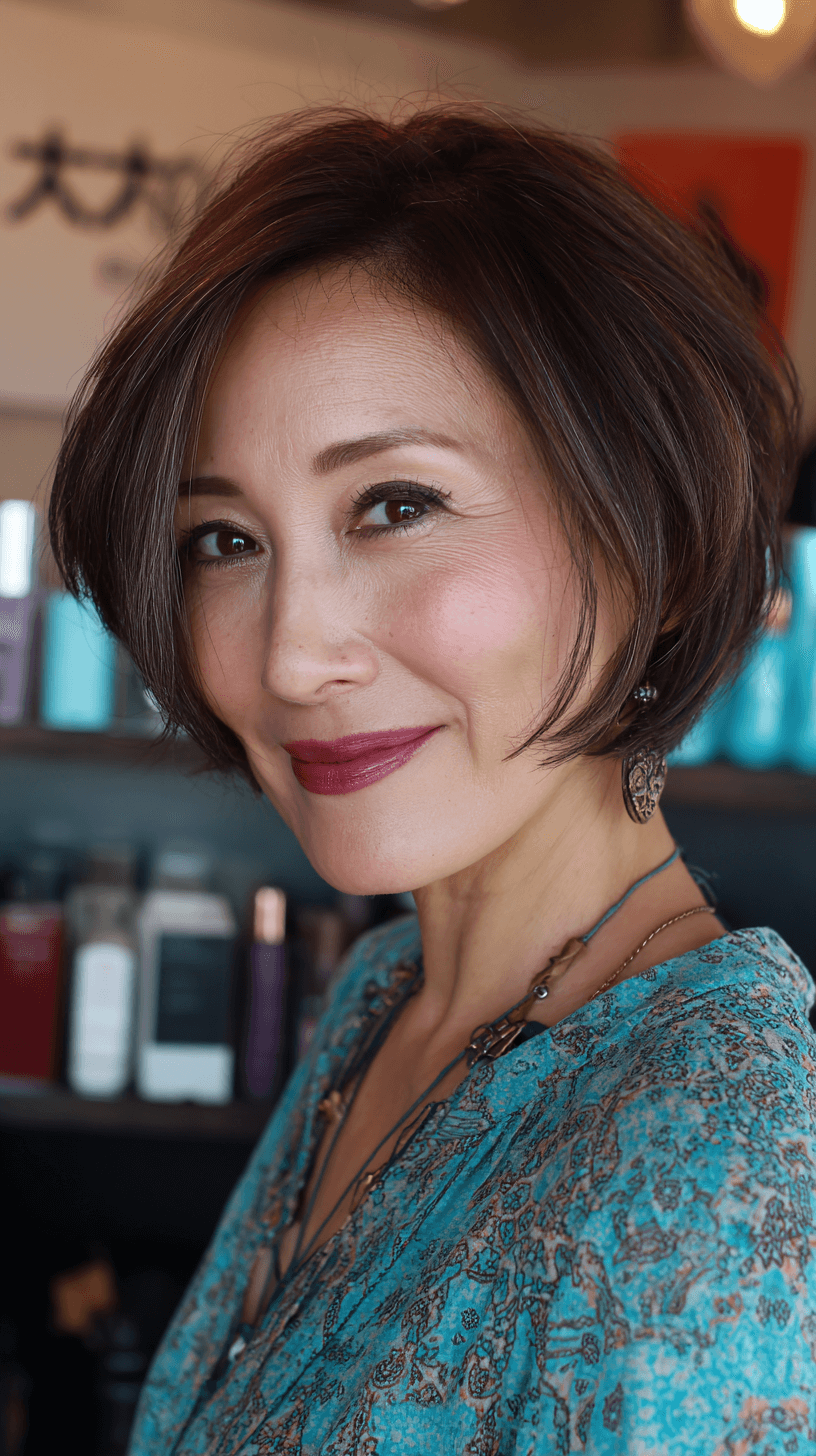 Modern Textured Bob with Soft Layers