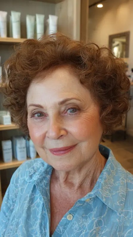 Charming Defined Curls with Soft Volume