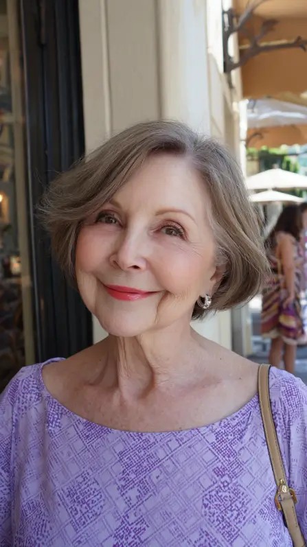 Charming Soft Textured Bob with Gentle Waves