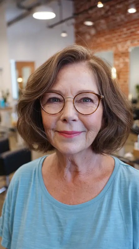 Charming Soft Textured Bob with Natural Movement