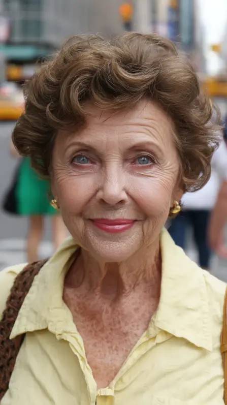 Chic Curly Bob with Soft Volume