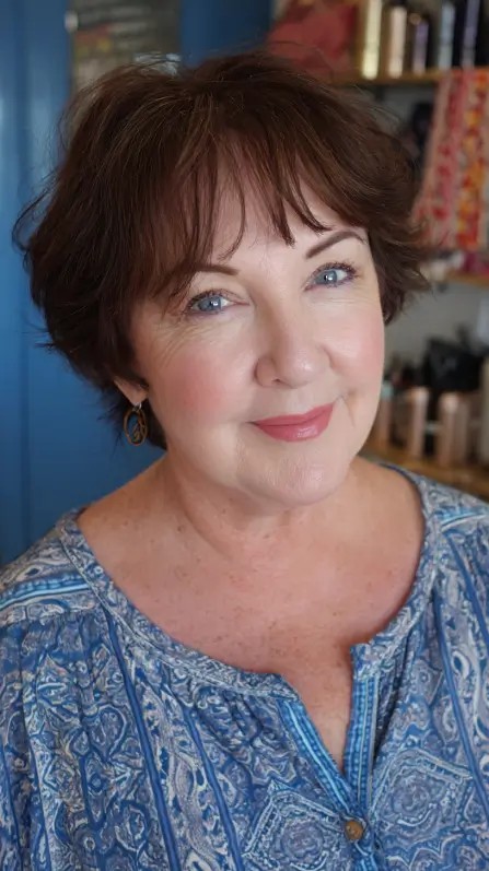 Chic Short Textured Bob with Soft Volume