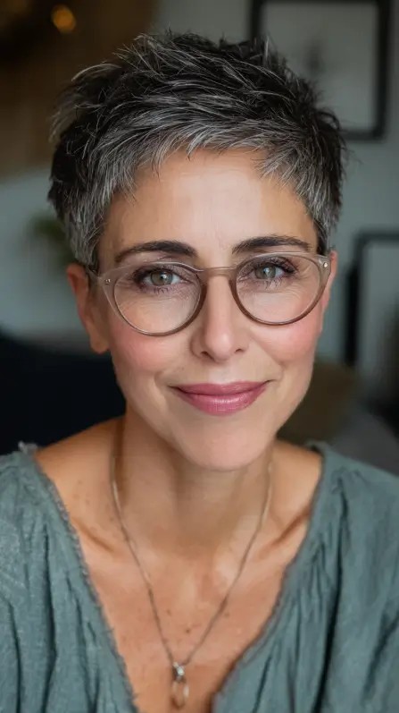 Chic Short Textured Pixie Cut