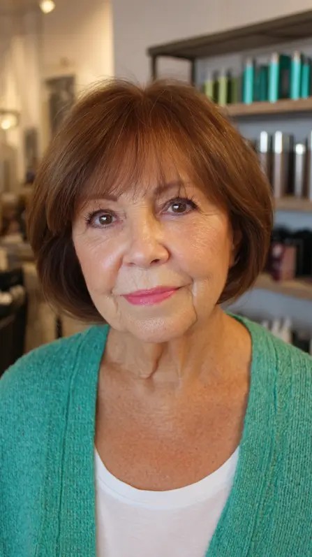 Chic Soft Layered Bob with Natural Texture