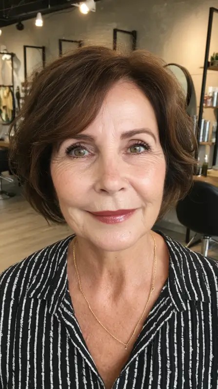 Chic Textured Bob with Soft Volume