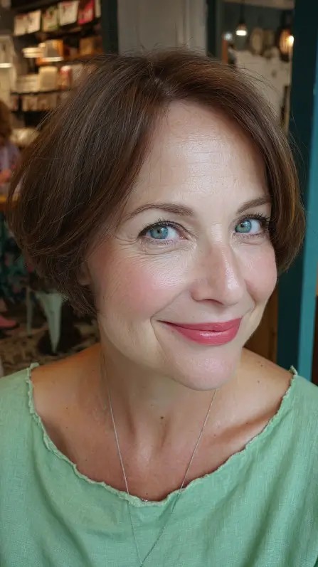 Chic Textured Micro Bob with Soft Volume