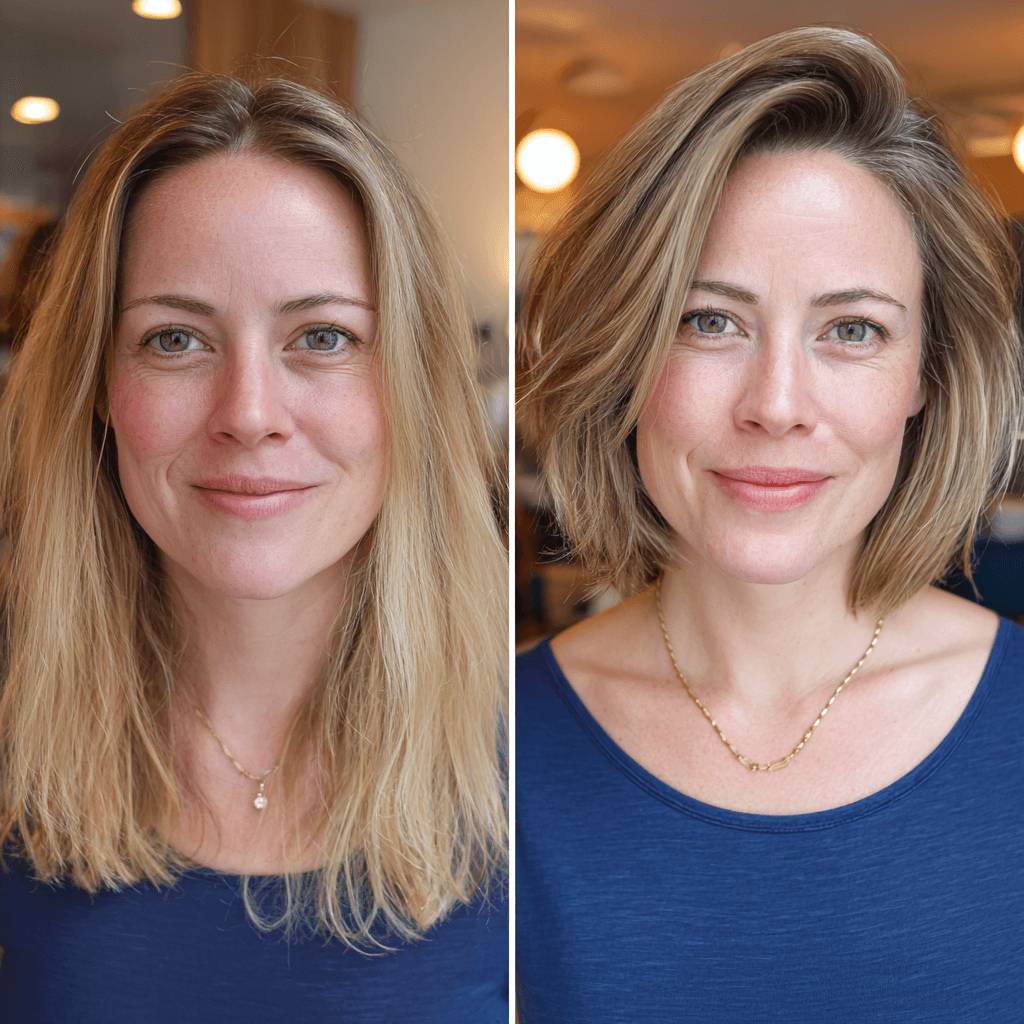 Chic Textured Mid-Length Shag with Soft Waves