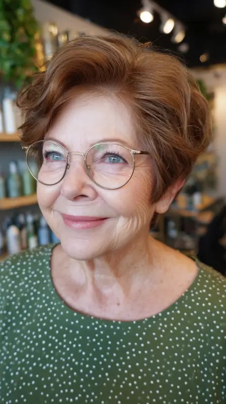 Chic Textured Short Cut with Soft Waves