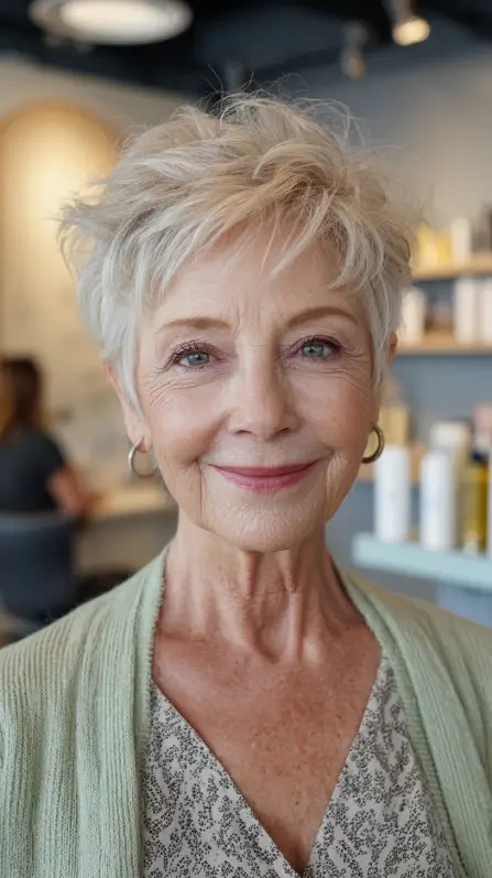 Choppy Pixie Cut with Soft Layers