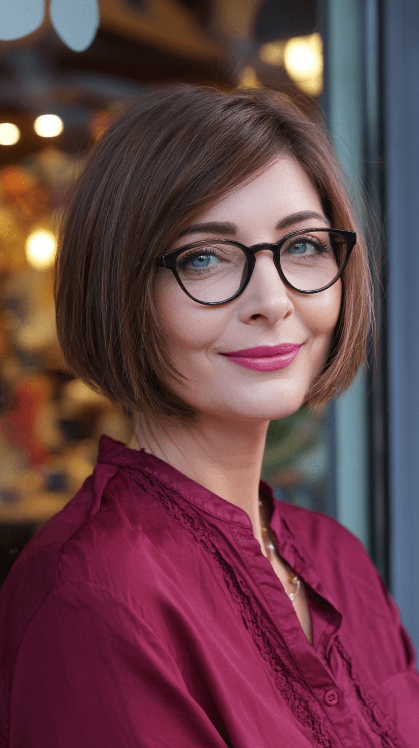 Classic Textured Bob with Soft Layers