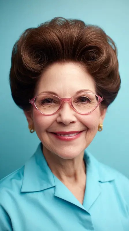 Classic Voluminous Beehive with Soft Waves