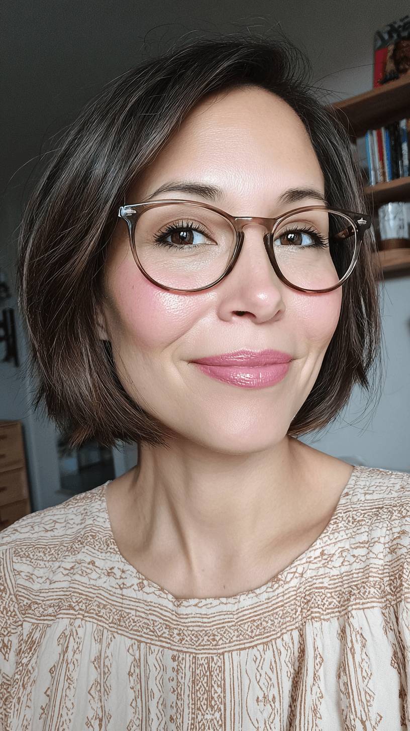 Contemporary Soft Textured Bob with Subtle Layers