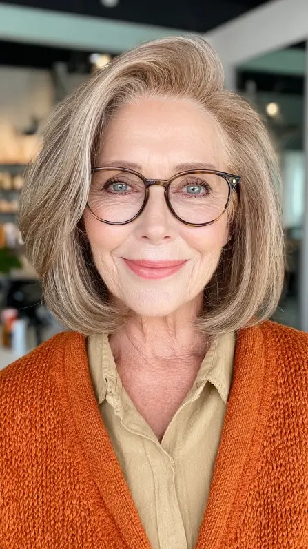 Elegant Blunt Bob with Soft Volume